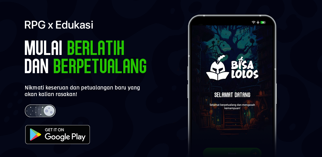 BisaLolos, aplikasi latihan soal ujian dengan misi, ranking, dan arena duel